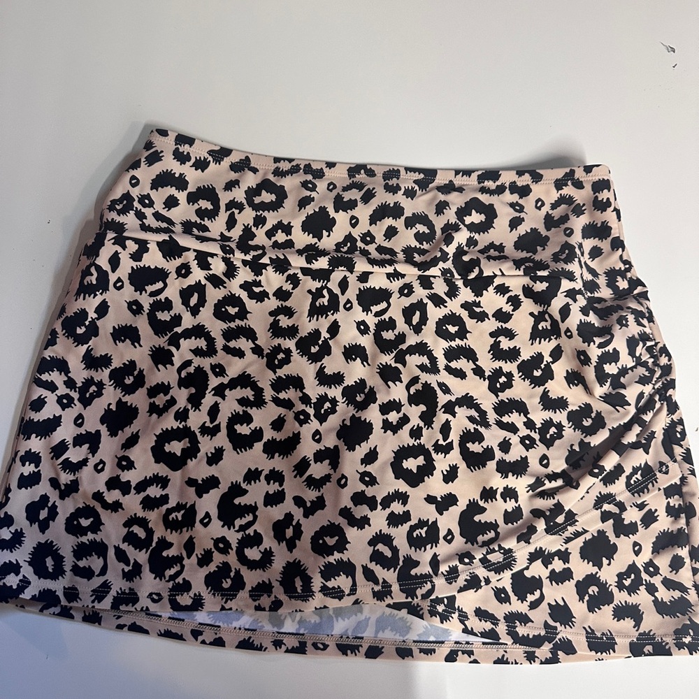 Leopard Print Women's Skirt